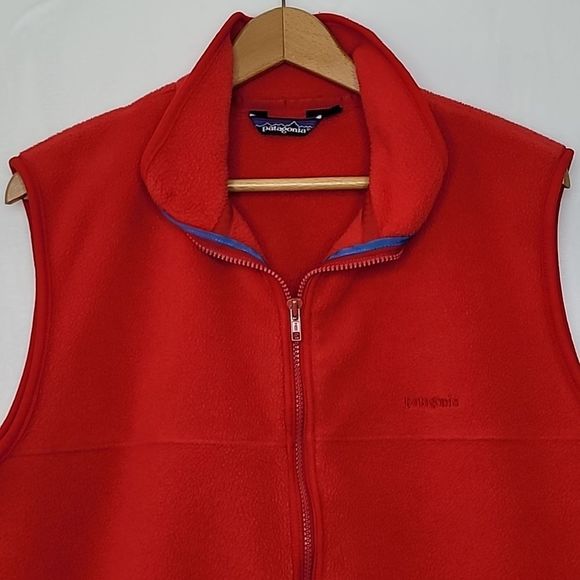 Patagonia Fleece Vest Embroidered logo Vintage Size XL - Picture 4 of 10